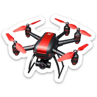 Drones FPV con explosivos  sticker