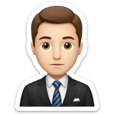 investor, one person sticker