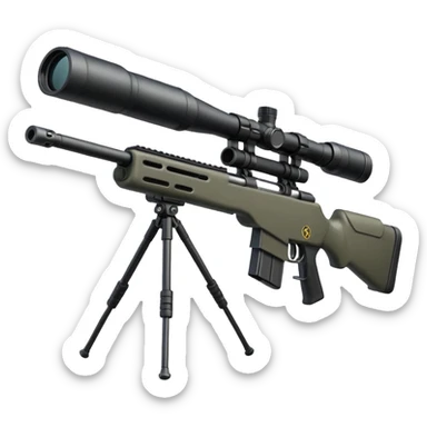Sniper rifle sticker