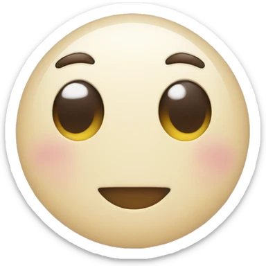 Smiling emoji with a tear sticker