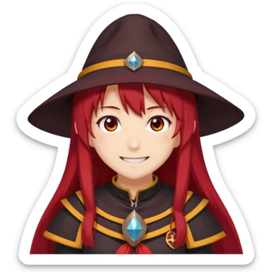 Megumin from konosuba sticker