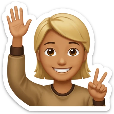 Someone doing the dap sticker