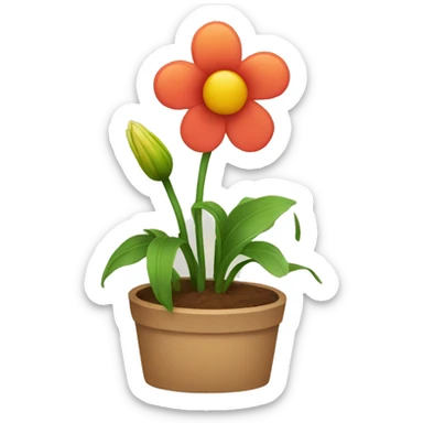 Flowers sticker