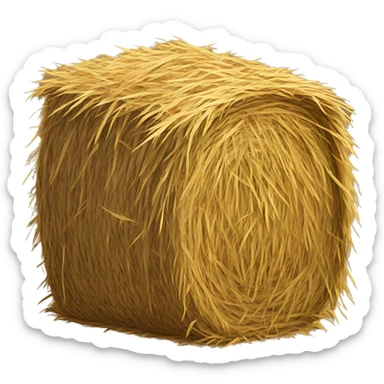 Hay bails sticker