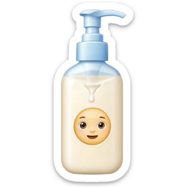 baby lotion sticker
