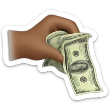 Squeezing money from a client sticker