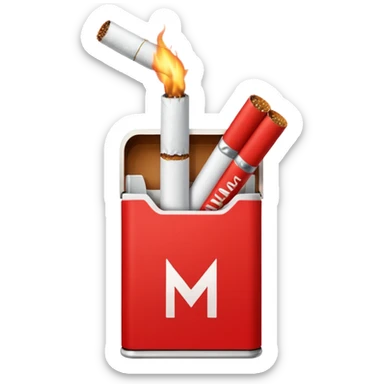 cigarette marlboro sticker