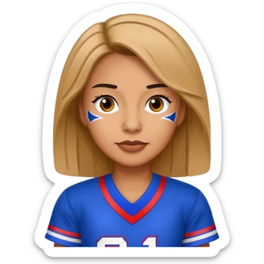 Sue in a bills jersey sticker