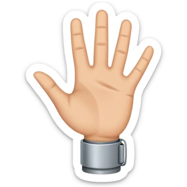 hand in Ich-Liebe-Dich-Geste aus metal sticker