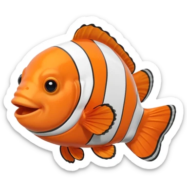 Nemo clownfish sticker