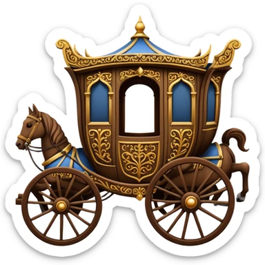 medieval carriages sticker