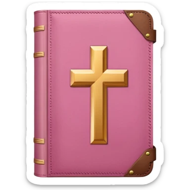 Bible pink  sticker