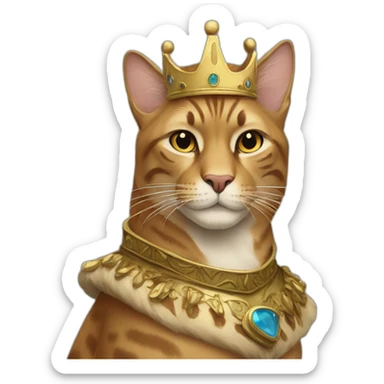 King of the cats sticker