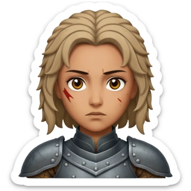 There is a series named the100 and i want to make a emoji of lexa Alycia jasmine make it realistic sticker
