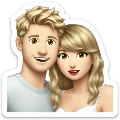 niall horan and taylor swift sticker