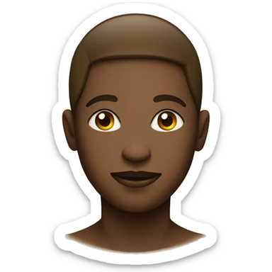 africa with a heart in the middle  sticker