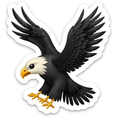 Haz un emoji de un ave condor sticker