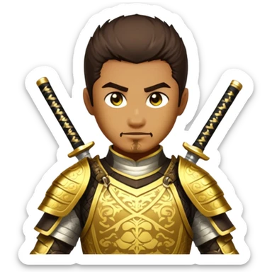 Golden Samurai sticker