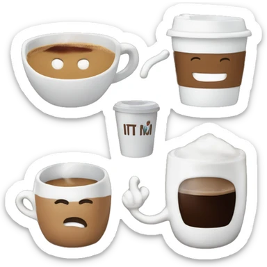 I’m and 1l coffee  sticker