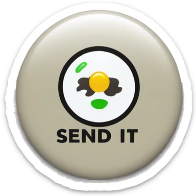 A round badge with emphasized text "SEND IT!" sticker