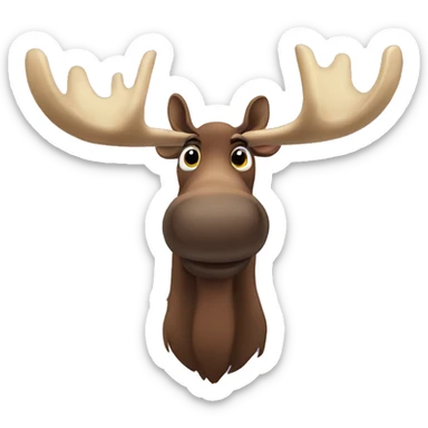 Moose  sticker