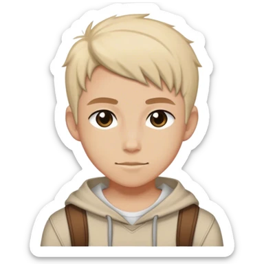 DnD character and his full casual daily outfit sticker