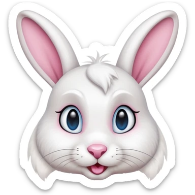 Looney Tunes rabit female sticker