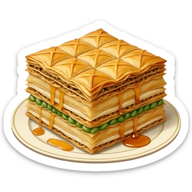 turkish baklava sticker