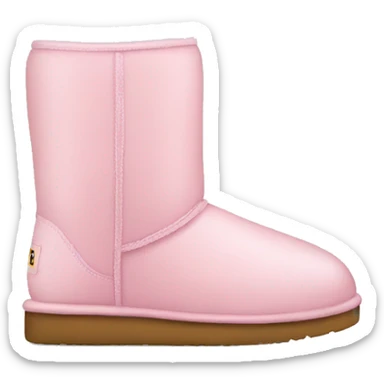 light pink uggs sticker