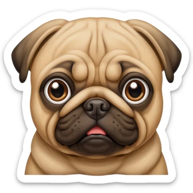 pugs sticker