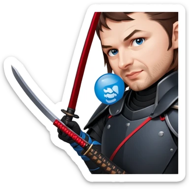 Shadow Samurai sticker