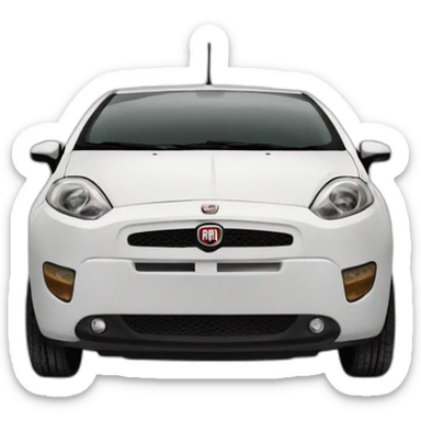 2008 fiat grande punto 5 doors sticker