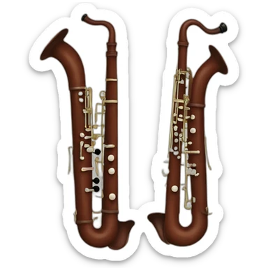 bassoon sticker