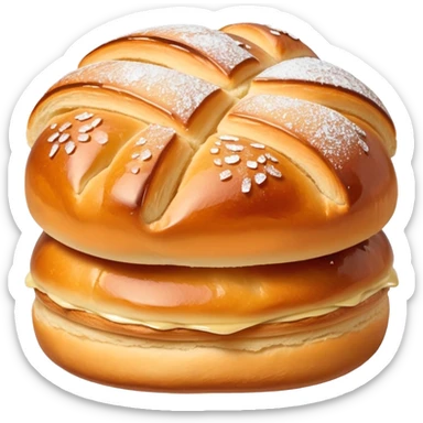 franzbrötchen pastry sticker
