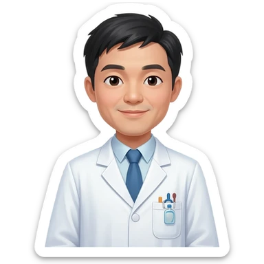 chinese traditional village doctor sticker