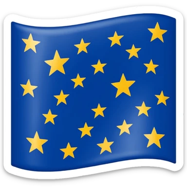 create european union flag emoji sticker