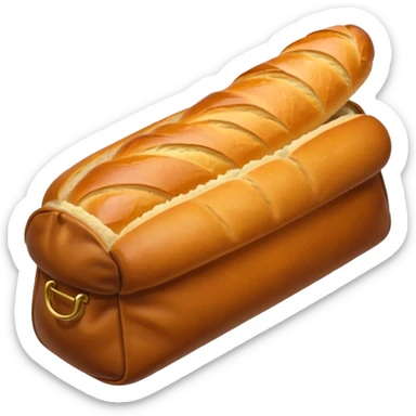 sac avec baguette dedans sticker