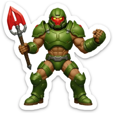 Doom eternal doom-slayer sticker