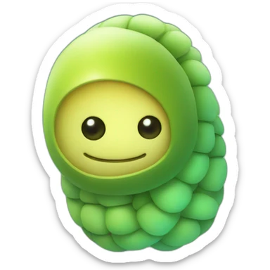 Glow-worm sticker