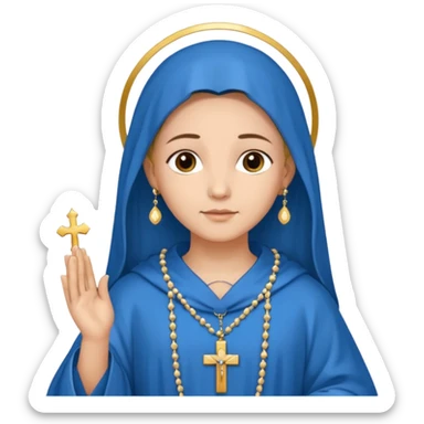 Emoji nossa senhora aparecida (e o nome da fazenda) sticker