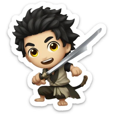 demon slayer inosuke sticker