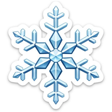 flocon de neige sticker