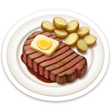 Steak and potatoes  sticker