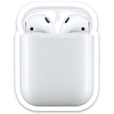 apple airpods. AirPods out of case. sticker