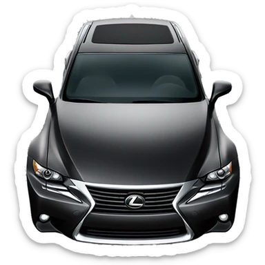 Black Lexus is350 sticker