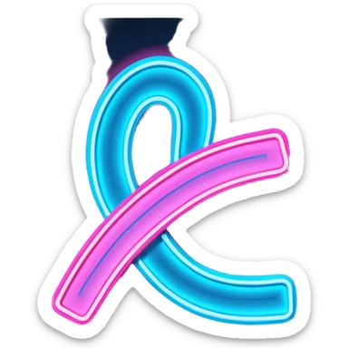 Arte y neon flex sticker