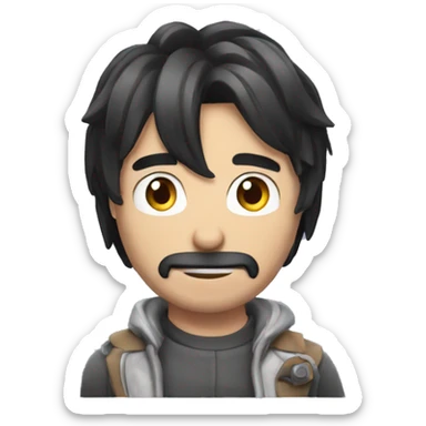 Sebastian always online gaming sticker