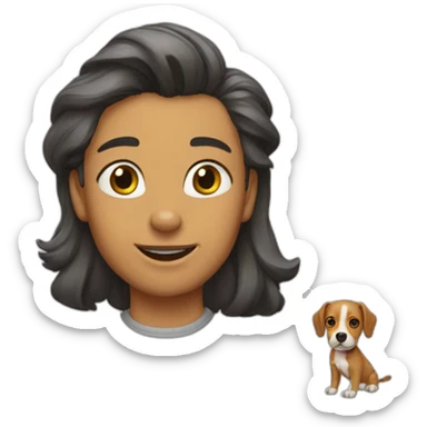 CAT-dog-people sticker