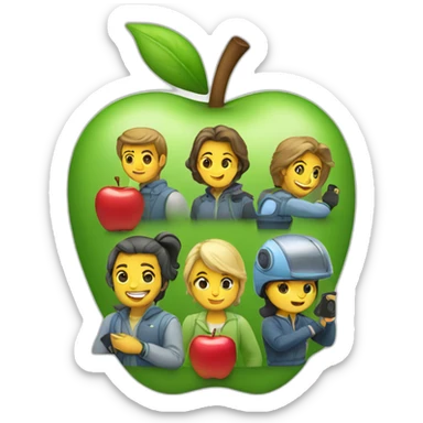 Apple company sticker