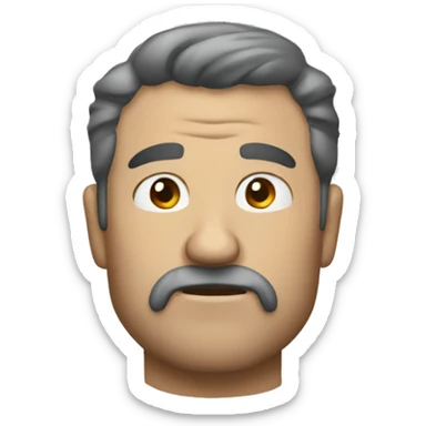 Hombre disparando sticker